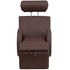 Flash Furniture HERCULES Series Brown Vinyl Rocking Chair with Storage Ottoman [LD-2025-BN-V-GG]