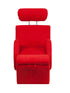 Flash Furniture HERCULES Series Red Fabric Rocking Chair with Storage Ottoman [LD-2025-RD-GG]
