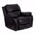 Black Leather Rocker Recliner [MEN-DA3439-91-BK-GG]