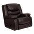 Plush Brown Leather Rocker Recliner [MEN-DSC01078-BRN-GG]