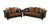 Riverstone Sierra Chocolate Microfiber Living Room Set