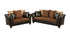 Riverstone Sierra Chocolate Microfiber Living Room Set