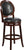 Flash Furniture High Cappuccino Wood Barstool with Black Leather Swivel Seat - 30''