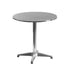 Flash Furniture 27.5"" Round Aluminum Indoor-Outdoor Table With Base