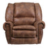 Flash Furniture Comfort Padre Almond Fabric Rocker Recliner with Brass Accent Nails