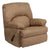 Contemporary Montana Latte Microfiber Suede Rocker Recliner [WM-8500-264-GG]