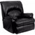 Contemporary Apache Black Leather Rocker Recliner [WM-8500-371-GG]