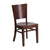 Flash Furniture Lacey Series Solid Back Walnut Wooden Restaurant Chair [XU-DG-W0094B-WAL-WAL-GG]