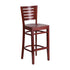 Flash Furniture Darby Series Slat Back Mahogany Wooden Restaurant Barstool [XU-DG-W0108BBAR-MAH-MAH-GG]