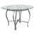 Flash Furniture Syracuse 45'' Round Glass Dining Table with Silver Metal Frame