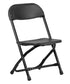Kids Black Plastic Folding Chair [Y-KID-BK-GG]