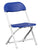 Kids Blue Plastic Folding Chair [Y-KID-BL-GG]