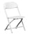 Kids White Plastic Folding Chair [Y-KID-WH-GG]