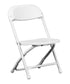 Kids White Plastic Folding Chair [Y-KID-WH-GG]