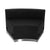 Flash Furniture HERCULES Alon Series Black Leather Concave Chair with Brushed Stainless Steel Base [ZB-803-INSEAT-BK-GG]