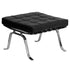 Flash Furniture HERCULES Flash Series Black Leather Ottoman