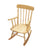 Deluxe Child's Spindle Rocking Chair (Natural)