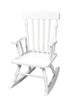 Childs Spindle Rocking Chair (White)