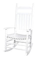 Gift Mark Deluxe Adult Extra Tall Back Rocking Chair White