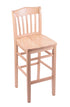 3110 25"" Stool with Natural Finish, Natural Seat