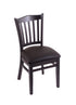 3120 18"" Chair with Black Finish, Allante Espresso Seat