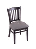 3120 18"" Chair with Black Finish, Allante Medium Grey Seat