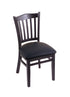 3120 18"" Chair with Black Finish, Black Vinyl Seat
