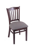 3120 18"" Chair with Dark Cherry Finish, Allante Medium Grey Seat