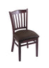 3120 18"" Chair with Dark Cherry Finish, Rein Coffee Seat
