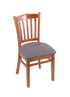 3120 18"" Chair with Medium Finish, Allante Medium Grey Seat