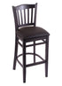 3120 25"" Stool with Black Finish, Allante Espresso Seat