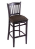 3120 25"" Stool with Black Finish, Rein Coffee Seat