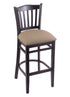 3120 25"" Stool with Black Finish, Rein Thatch Seat