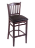 3120 25"" Stool with Dark Cherry Finish, Allante Espresso Seat