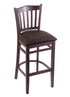 3120 25"" Stool with Dark Cherry Finish, Rein Coffee Seat