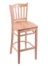 3120 25"" Stool with Natural Finish, Natural Seat