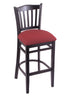 3120 30"" Stool with Black Finish, Allante Wine Seat