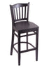 3120 30"" Stool with Black Finish, Black Seat