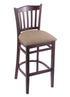 3120 30"" Stool with Dark Cherry Finish, Rein Thatch Seat