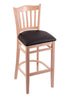 3120 30"" Stool with Natural Finish, Allante Espresso Seat