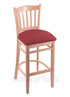 3120 30"" Stool with Natural Finish, Allante Wine Seat