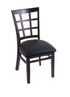3130 18"" Chair with Black Finish, Black Vinyl Seat