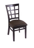 3130 18"" Chair with Black Finish, Rein Coffee Seat