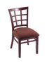 3130 18"" Chair with Dark Cherry Finish, Axis Paprika Seat