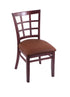 3130 18"" Chair with Dark Cherry Finish, Rein Adobe Seat