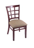 3130 18"" Chair with Dark Cherry Finish, Rein Thatch Seat