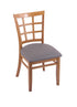 3130 18"" Chair with Medium Finish, Allante Medium Grey Seat