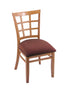 3130 18"" Chair with Medium Finish, Axis Paprika Seat