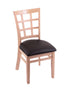 3130 18"" Chair with Natural Finish, Allante Espresso Seat