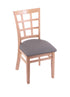 3130 18"" Chair with Natural Finish, Allante Medium Grey Seat